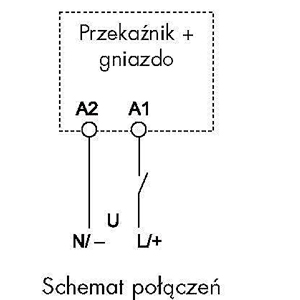 Moduł casowy  Finder 86.30_schemat