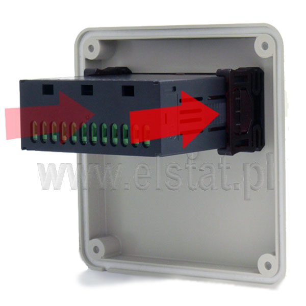 Obudowa regulatora ESM3710 montaż 