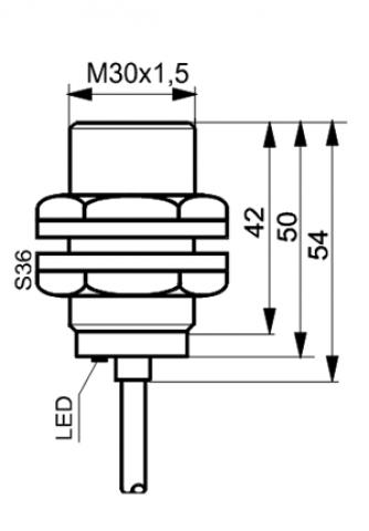 Czujniki indukcyjne Czujniki indukcyjne TIDC3010R