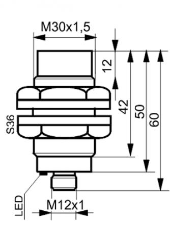 Czujniki indukcyjne Czujniki indukcyjne TIDC3010RK