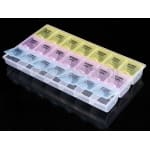  Organizer; pudełko na 21 przegródek;215x122x20mm