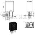 Przekaźnik 1x styk zwierny 12V/ 20A; samoch.
