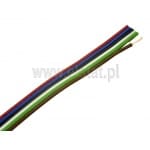 Przewód; wstążkowy; TLWY; 6x0,124mm2; 0,124mm2; wielokolorowy; PVC; -30...+70°C; 150V; Technokabel; RoHS