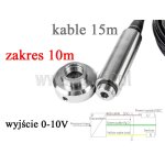 Sonda do ścieków; hydrostatyczna do 10m; wyjście 0-10V; kabel 15m