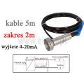 Sonda hydrostatyczna do ścieków; 4-20mA; poziom do 2m; kabel 5m