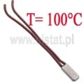 Termostat 100°C; bimetaliczny; metalowy; 6A/250V; NC