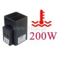 Grzałka z termostatem do szafy sterowniczej; grzałka radiatorowa z dmuchawą; 200W; 230V; JRQFS-200
