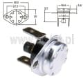Wyłącznik termiczny 90°C  bimetal NC 10A ( reset)