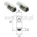 Żarówka 24V, MG5,7s/9, I= 50mA