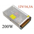 Zasilacz impulsowy; 12V; 16,5A; modułowy; 200W